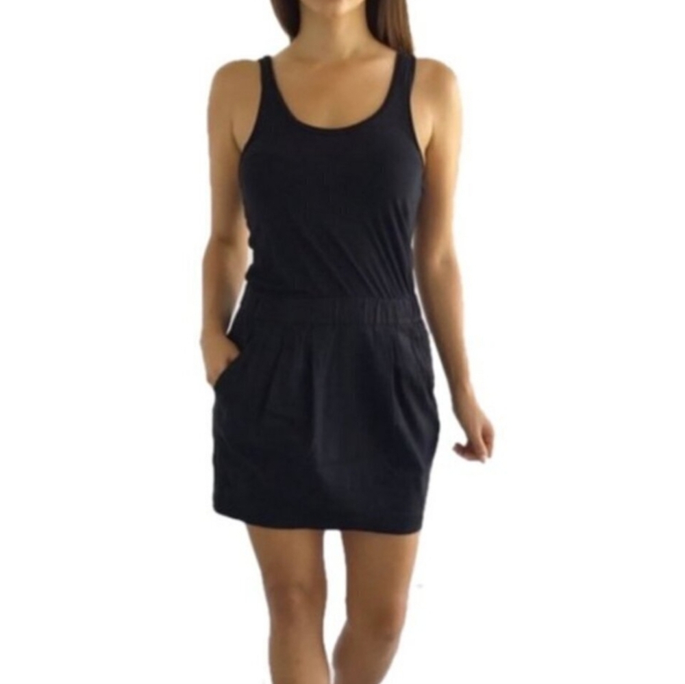 Theory Arendi Tank Black Dress